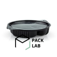 Packaging PS-481 three-section blister black Packaging PS-481 three-section blister black